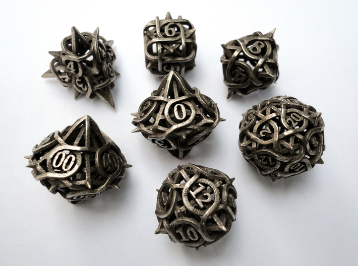 As seen on https://www.shapeways.com/product/T3ZY4LFDB/thorn-dice-set-with-decader